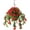 Red, variant on Artificial Flowers Hanging Basket,Bougainvillea Silk Vine Flowers for Outdoor/Indoor, 0Inch Coconut Lining Flower Pot with Hanging Plant for Patio Lawn Garden Decor (Purple)