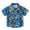Blue, variant on Toddler Boys Tshirts Short Sleeve Summer Casual Cartoon Prints Gentleman Tops Hawaii Beach Holiday Floral Boy Clothes Size 18-24 Months,Hot Pink