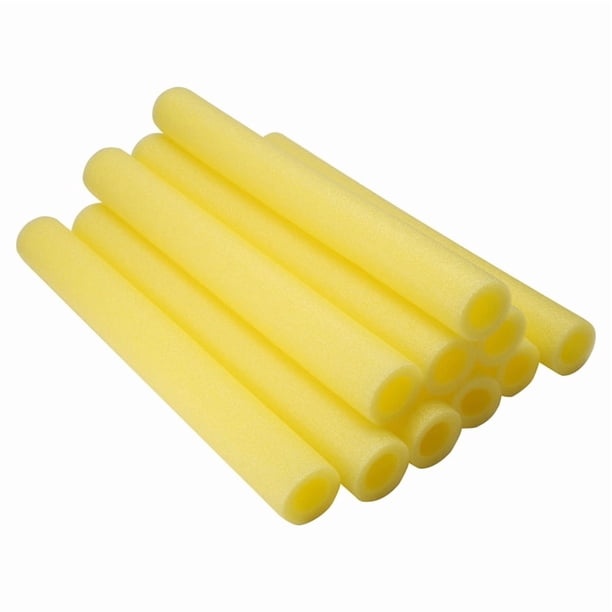 10 Uds. Cubierta de Postes TrampolíN Tubo Espuma Acolchado 40CM Carcasa Esponja Protectora Poste Amarillo