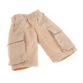 thumbnail image 2 of Figura de hombre a escala 1/12, pantalones cargo cortos, ropa informal hecha a mano para muñecas de 6 pulgadas caqui, 2 of 9