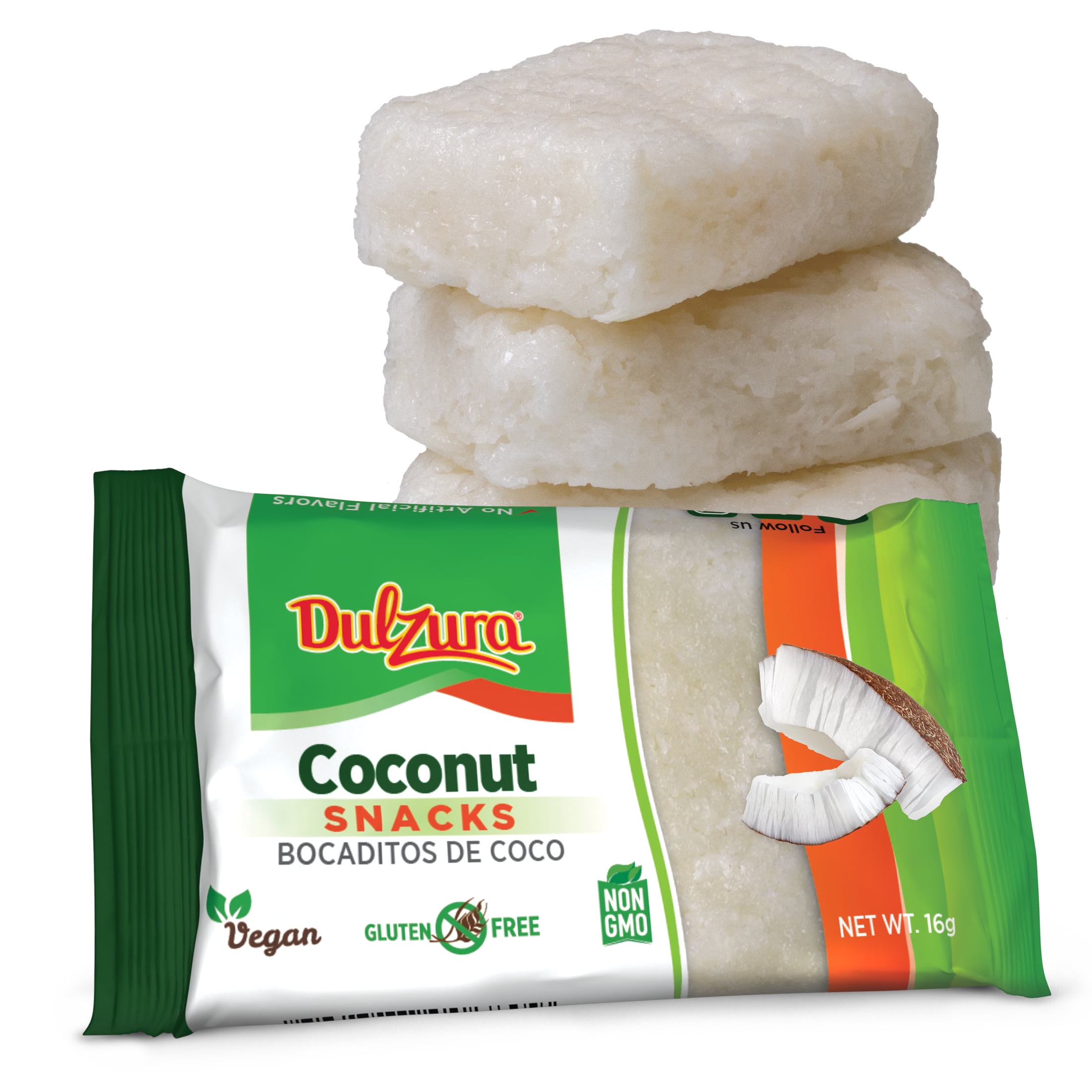 Dulzura Coconut Entree Bites 3.4oz Bag, vegan, gluten free, NON-GMO