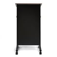 thumbnail image 4 of Lutrin à Roulettes avec Tablette de Rangement - Cerisier/noir - Petit Bureau Debout pour la Lecture - Support pour Portable, 4 of 5