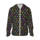 thumbnail image 1 of Fotbe Colorful Paw Chaqueta con Protección Solar UPF 50+ para Hombre y Mujer, Camisa con Capucha y Bolsillos-3X-Large, 1 of 7