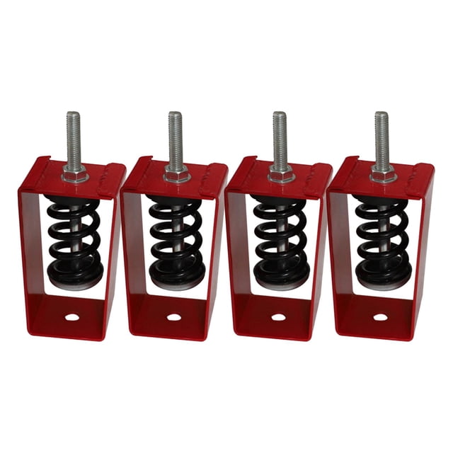 4 piezas Portes de aislador de vibración de primavera amortiguador absorbedor de amortiguadores portátiles anti vibración de amortiguación resistente 10 a 20 kg