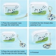thumbnail image 4 of 200 unidades de cordones para correas de teléfono móvil, anilla dividida, llavero, colgante, accesorios colgantes, 4 of 9