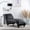 Black PU, variant on Stable Structure Design - Velvet Material - Den Room - Relaxing Environment