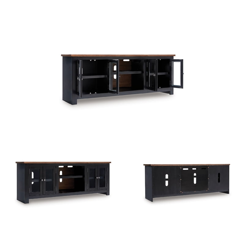 Signature Design by Ashley Wildenauer Black 76" TV Stand for TVs up to 87"