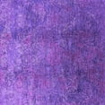 thumbnail image 1 of Ahgly Company Indoor Square Oriental Purple Industrial Area Rugs, 6' Square, 1 of 4