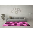 thumbnail image 3 of Ahgly Company Indoor Rectangle Abstract Pink Modern Area Rugs, 2' x 3', 3 of 4