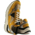 thumbnail image 4 of Guess Imola Men's Low Top Lace Up Synthetic Casual Trainers In Yellow Size 7.5, 4 of 6