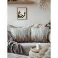 thumbnail image 3 of Outdoor Pillows Waterproof, Abstract Brown Bedding Throw Pillows with Insert for Couch Sofa Bed, Modern Gradient Minimalist Mottled Art 16x16 Inch Pillowcases Decorative Camping Patio Pillow Set of 2, 3 of 8