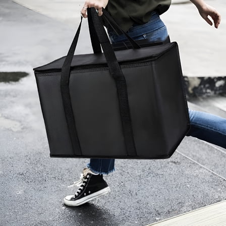 MISSMILE Soft-Sided Cooler with Thermal Zipper, Black