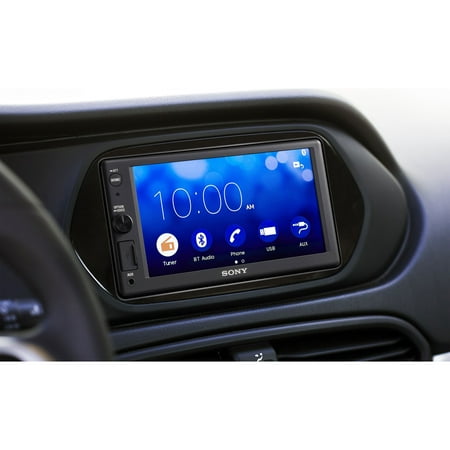 Sony - 6.2" - Apple® CarPlay™ - Built-in Bluetooth - In-Dash Digital Media Receiver - Black