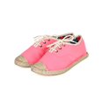 thumbnail image 5 of New Women Qupid Mermosa-05B Fabric Cap Toe Espadrille Lace Up Ballet Flat, 5 of 5