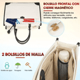 thumbnail image 3 of Bolsa Para Laptop 15.6 Casual Elegante Tote, Blanco/Negro, 3 of 5