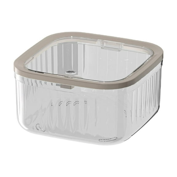 Desktop Press Lid Organizer Flip Top Storage Box with Divided Compartments for Stationery Cosmetics Keys Office Desk Tray