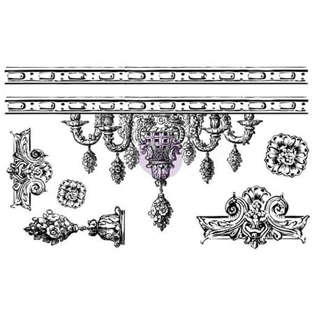 orchid iron designs stamps clear decor