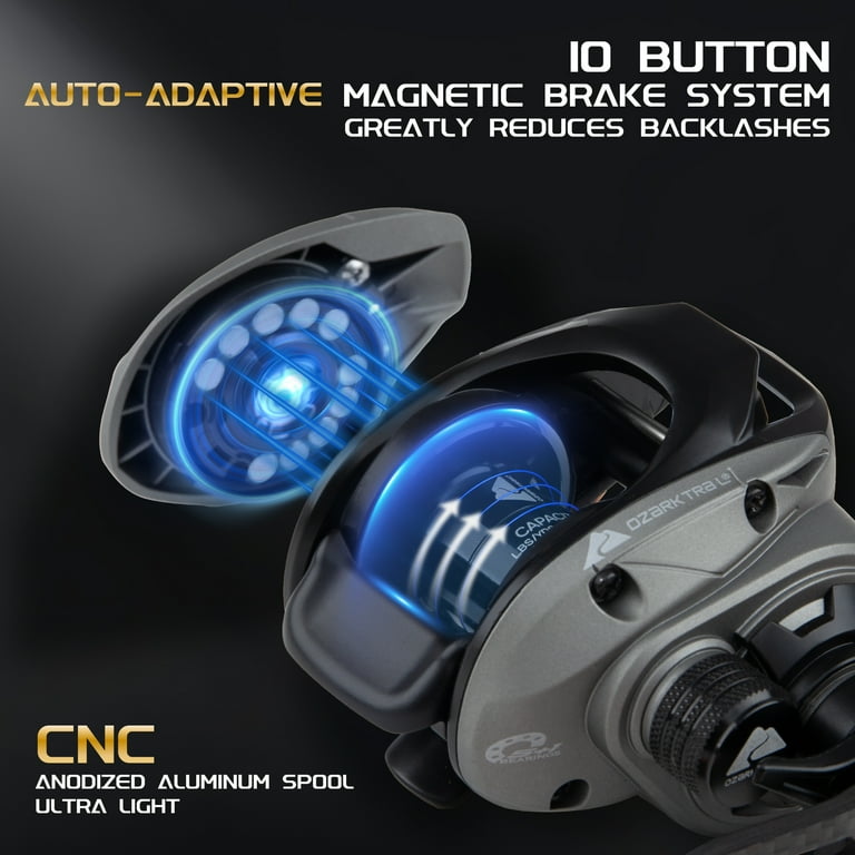 Ozark Trail GS-X Baitcast Combo, 6'8