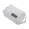 thumbnail image 1 of Purse Nylon Square Mesh Coin Bags Card Transparency Storage Depository Comfortable Zipper Durable Stationery Convenience White, 1 of 9