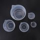 thumbnail image 3 of Juego de tazas medidoras de vasos de plástico de 5 tamaños y paquete de 20 pipetas de 3 ml Afortunado Sencillez, 3 of 3