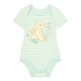 thumbnail image 2 of Disney Baby Wishes + Dreams Character Infant Baby Short Sleeve Bodysuits, 3-Pack, Sizes Newborn-12 Months, 2 of 6