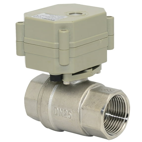 1" DN25 Two wires control Normally Closed Electric Ball Valve,AC110-230V Stainless Steels Motorized Ball Valve