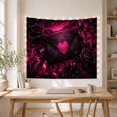 thumbnail image 5 of Dominated Envelope Slightly With Sealed Ornate Heart Emblem, Mystical Fantasy for Space Lovers, Galaxy Room Decor, Valentine's Day Gift, Tapestry Wall Hanging for Bedroom and Dorm, 5 of 7