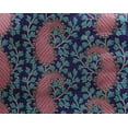 thumbnail image 4 of oneOone Georgette Viscose Fabric Floral & Paisley Block Printed Craft Fabric BTY 42 Inch Wide, 4 of 4