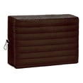 thumbnail image 2 of Opvise Multi-purpose Cotton Air Conditioner Cover Elastic Stable Dust-proof AC Protective Cover for Home Brown, 2 of 8