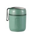 thumbnail image 2 of Oleegame 1PC Kids Snack Boxes For School Stainless Insulated Lunch Box With Breakfast Porridge Cup Small Rice Bucket Soup Cup Soup Pot Pot Stew Pot Soup Box Suitable For Children And Adults Green, 2 of 9