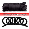 thumbnail image 3 of 2-Pack Soft Cotton Rope Durable Thick Rope Skin Friendly Smooth Cotton Rope 10 Meters/32 Feet 8MM Multipurpose Protecting Ending Twisted Long Rope Red-Black by Torubia, 3 of 6