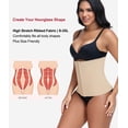 thumbnail image 3 of MANIFIQUE Seamless Waist Trainer for Women, Adjustable 3 Rows Hooks Tummy Control Waist Cincher, Anti-Roll Boned Shapewear Corset, Breathable Body Shaper for Daily Wear Postpartum, 3 of 6
