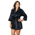 thumbnail image 1 of Plus Size Full Figure Classic Satin Robe, 1 of 2