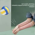 thumbnail image 4 of Seitruly 1 par de muñequeras de voleibol práctica Fitness portátil reutilizable lavable Protector de antebrazo compresión manga transpirable Protección de la piel L Seitruly CE015091-02, 4 of 6