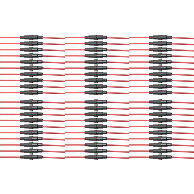 10 Portafusibles Tubo Vidrio 5 X 20 Mm/6 30 Mm Piezas Automóvil (5 Mm)