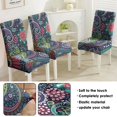 thumbnail image 5 of Chair Covers for Dining Room 4 Pack, Stretch Earthy Tribal Dining Chair Covers, Washable Kitchen Slipcovers, Removable Seat Protector for Home or Banquet, 5 of 7