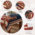 thumbnail image 5 of American Flag Year Anniversary Table Cloth Waterproof Tablecloths, USA Flag Vintage Tablecloth Dining Table Cover for Kitchen Party Tabletop Outdoor, Square Tablecloth 60x60 Inch, 5 of 9