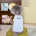 thumbnail image 4 of Pet Dog T-Shirt, Dogs Polyester Vest Spring Summer Pet Apparel Tee Shirt for Small Dogs Blue XL, 4 of 8