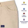 thumbnail image 3 of French Toast Big Girls’ Wrinkle No More Pull-On Tie-Front Shorts (Sizes 7 – 20) Color: navy Size: 2t, 3 of 7