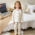 thumbnail image 2 of Leey-World Pajamas for Toddler Girls Kids & Toddler Boys Pajamas 2 Piece Pjs Set Cotton Sleepwear(Blue,18-24 Months), 2 of 7