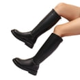 thumbnail image 6 of hzomhy Womens Knee High Boots Round Toe Rear Zipper Low Heel for Casual Daily and Fall Winter Wear, 6 of 9