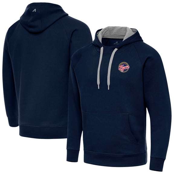 Men's Antigua Navy Indiana Fever Victory Pullover Hoodie
