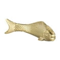 thumbnail image 1 of Goldfish Shape Brass Drawer Knob Single Hole Cabinet Handle Cupboard Pull, 1 of 9