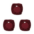 thumbnail image 3 of Destyer Chair Cushion Cover Seat Covers Backrest Protector Elastic Soild Color Adjustable Dirt-Resistant Hotel Kitchen Chairs Wine Red 3Set, 3 of 6