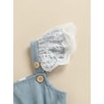 thumbnail image 5 of Biekopu Baby Sleeveless Romper with Lace Stitching, Adjustable Clothing, 5 of 9