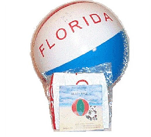 Vivla 11" Florida Inflatable Beach Ball for Kids, a Perfect Pool toy.
