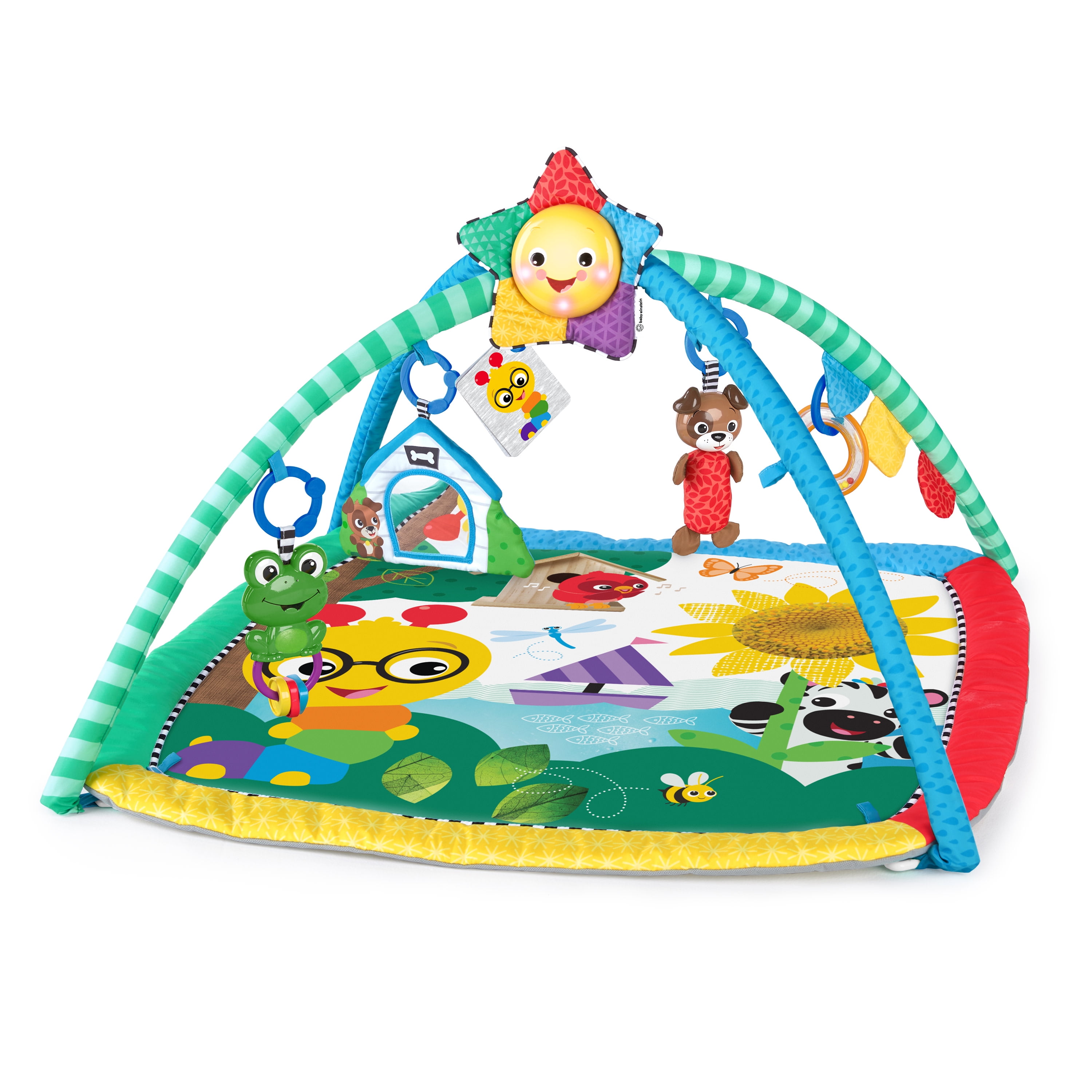 caterpillar and friends play gym