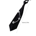 thumbnail image 5 of Aellinatey Fashion Necktie for Woman Business Meetings Pearl Necktie Pre Tied Neckwear, 5 of 12