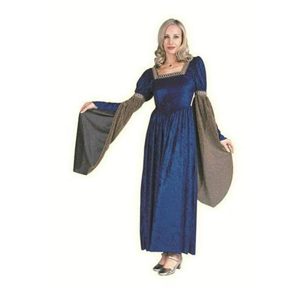 Renaissance Queen Plus Size Costume - Blue