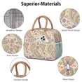 thumbnail image 3 of Paisley Vintage Insulated Lunch Bag – Reusable Thermal Cooler Tote with Zipper for Work Picnic and School Lunch, 3 of 6